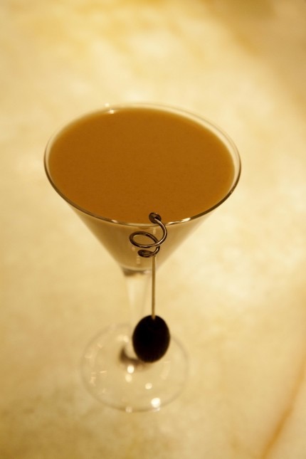Picture of a Cafe Caramel cocktail glass